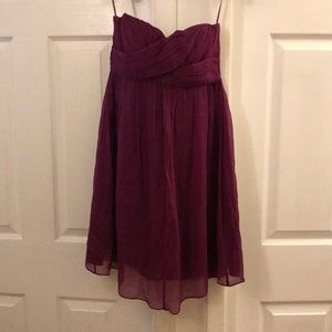 J Crew 100% Silk Chiffon Party Dress